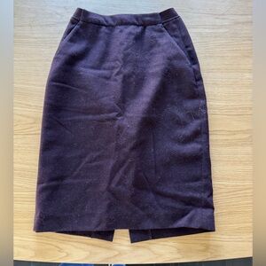 Uniqlo Wool Pencil Skirt
